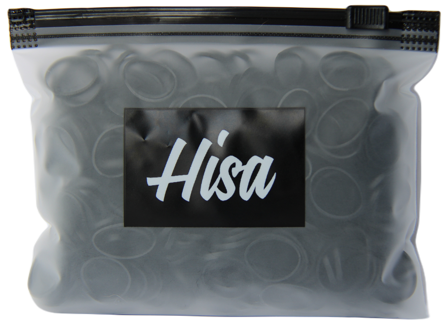 Hisa Mini Haarelastiekjes Zwart — 200