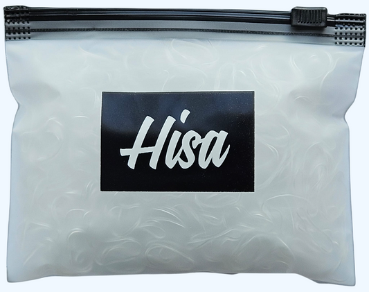 Hisa Mini Haarelastiekjes Transparant — 1000